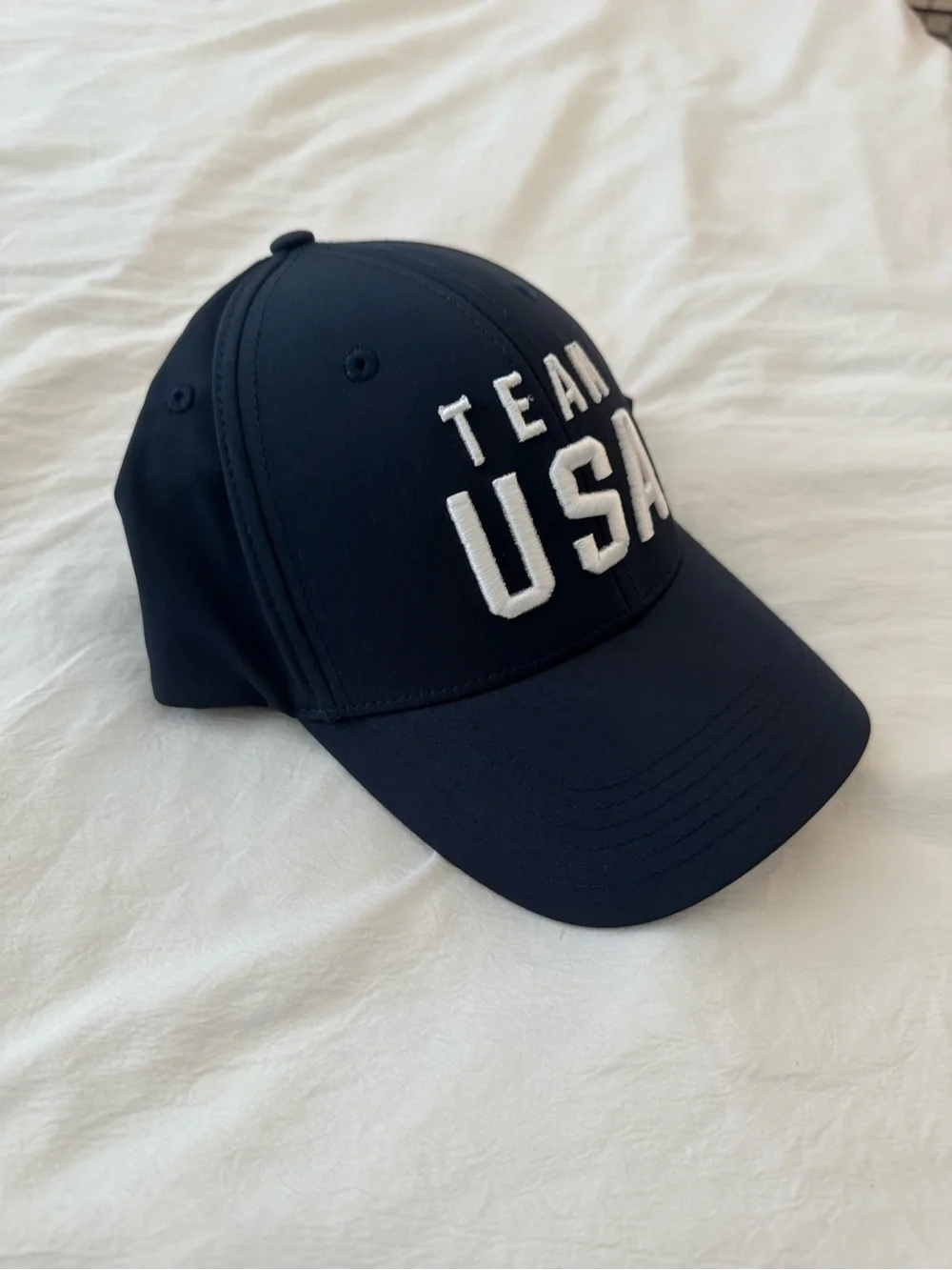 Team USA Navy Baseball Cap with White Embroidery Deloitte